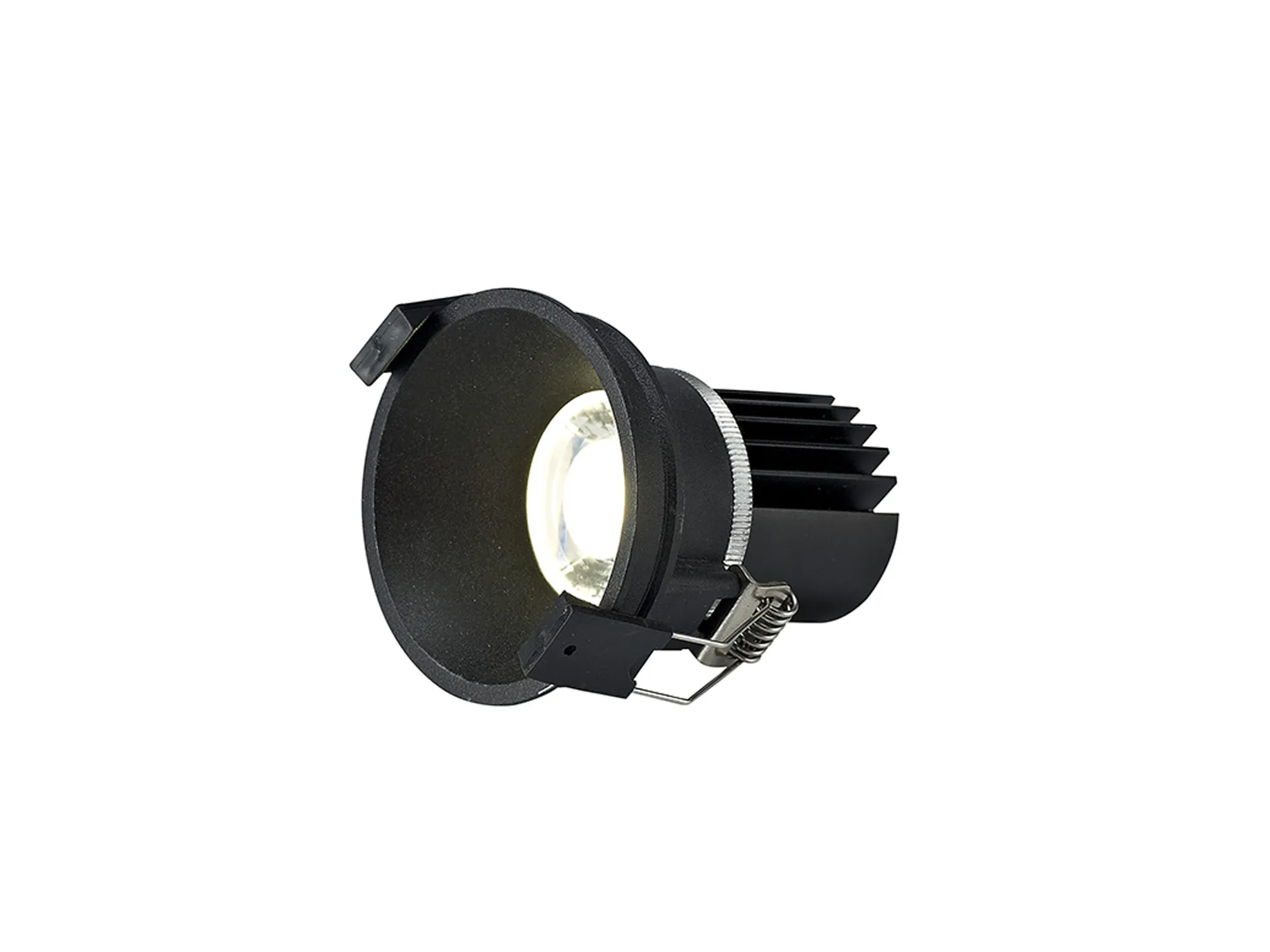 Bania 9 Powered by Tridonic  9W 2700K 770lm 24° CRI>90 LED Engine, 250mA Black Fixed Recessed Spotlight, IP20